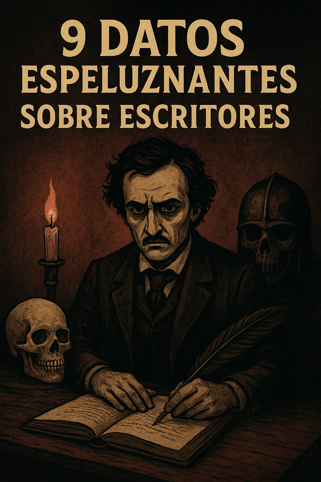 9 Datos Espeluznantes sobre Escritores